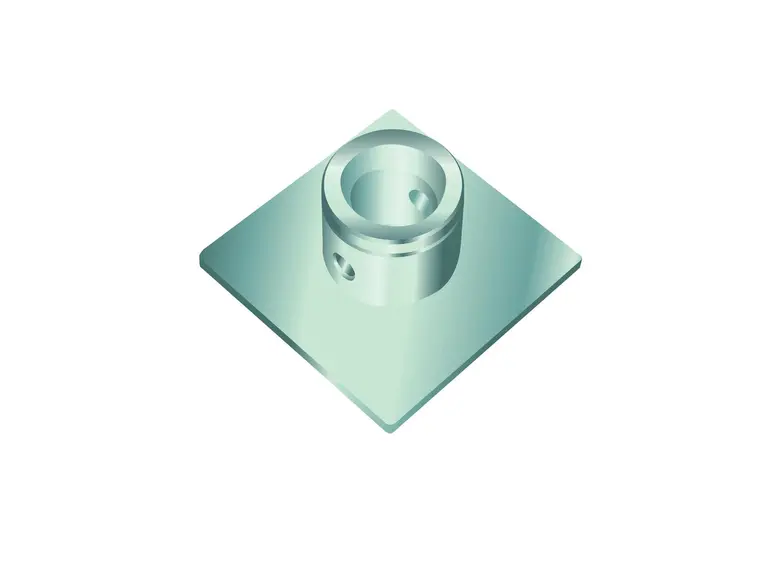 Alutruss Singlelock base plate SBP (square) 